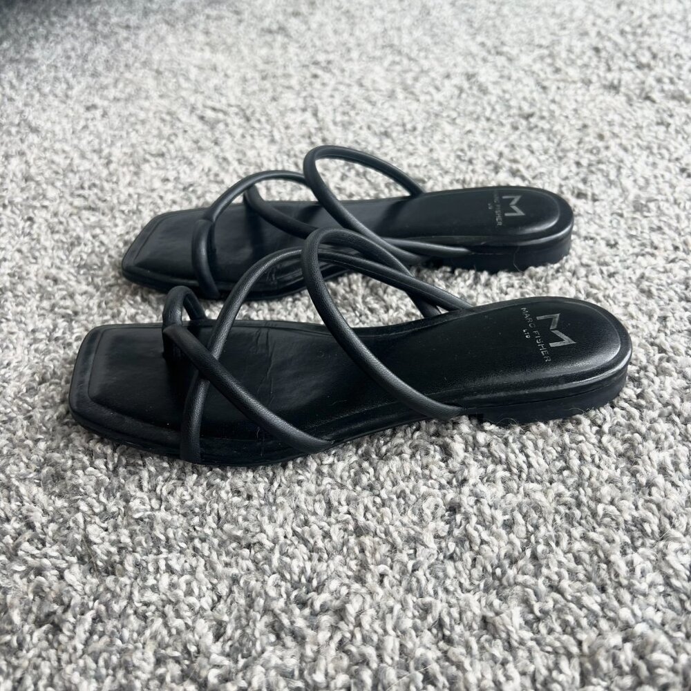 Marc Fisher LTD Black Fiada Sandal Size 6 - Picture 3 of 6
